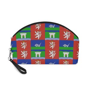 Flag of Usti Nad Labem Region Makeup Bag