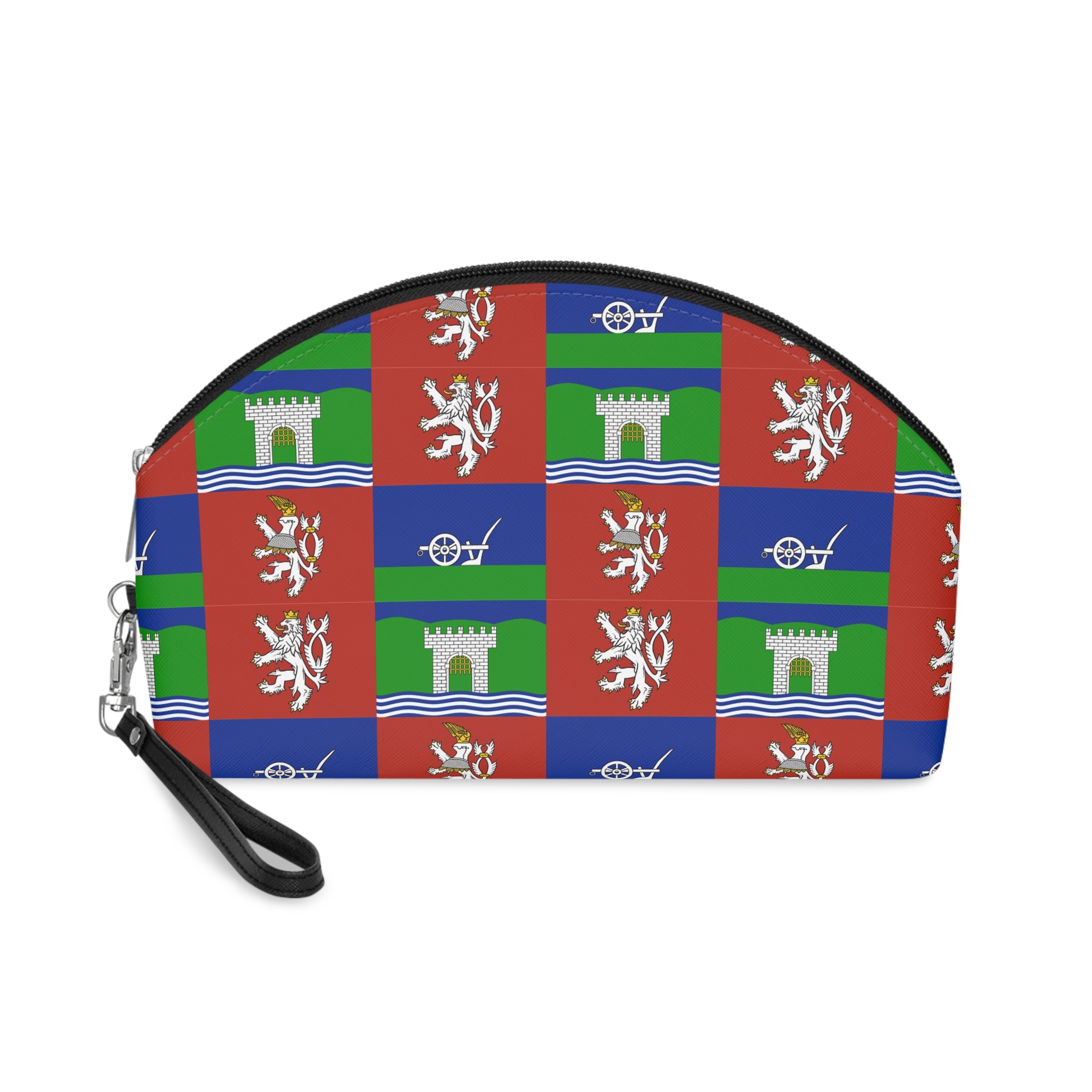 Flag of Usti Nad Labem Region Makeup Bag