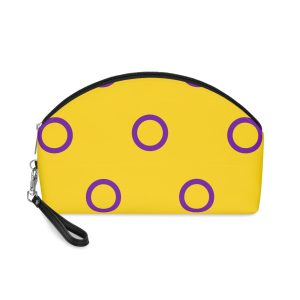 Intersex Pride Flag Makeup Bag