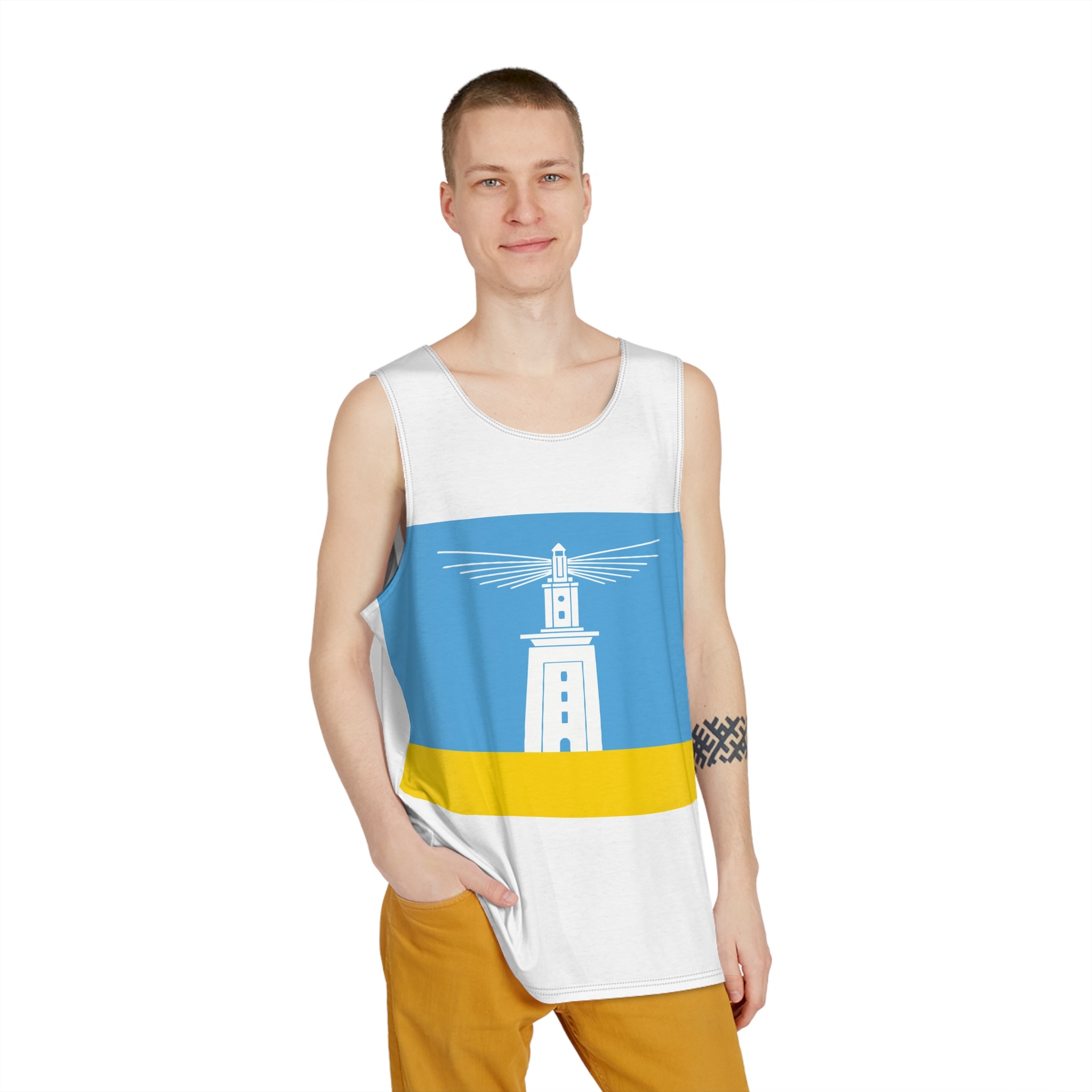 Flag of Alexandria Mens Tank Aop - Image 3