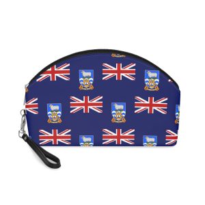 Flag Falkland Islands British Overseas Territory Flag With Union Jack Coat Arms Makeup Bag