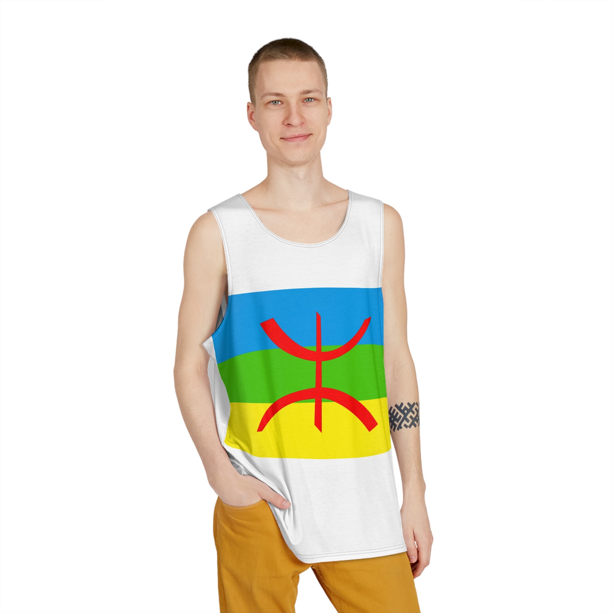 Berber Flag Mens Tank Aop - Image 3