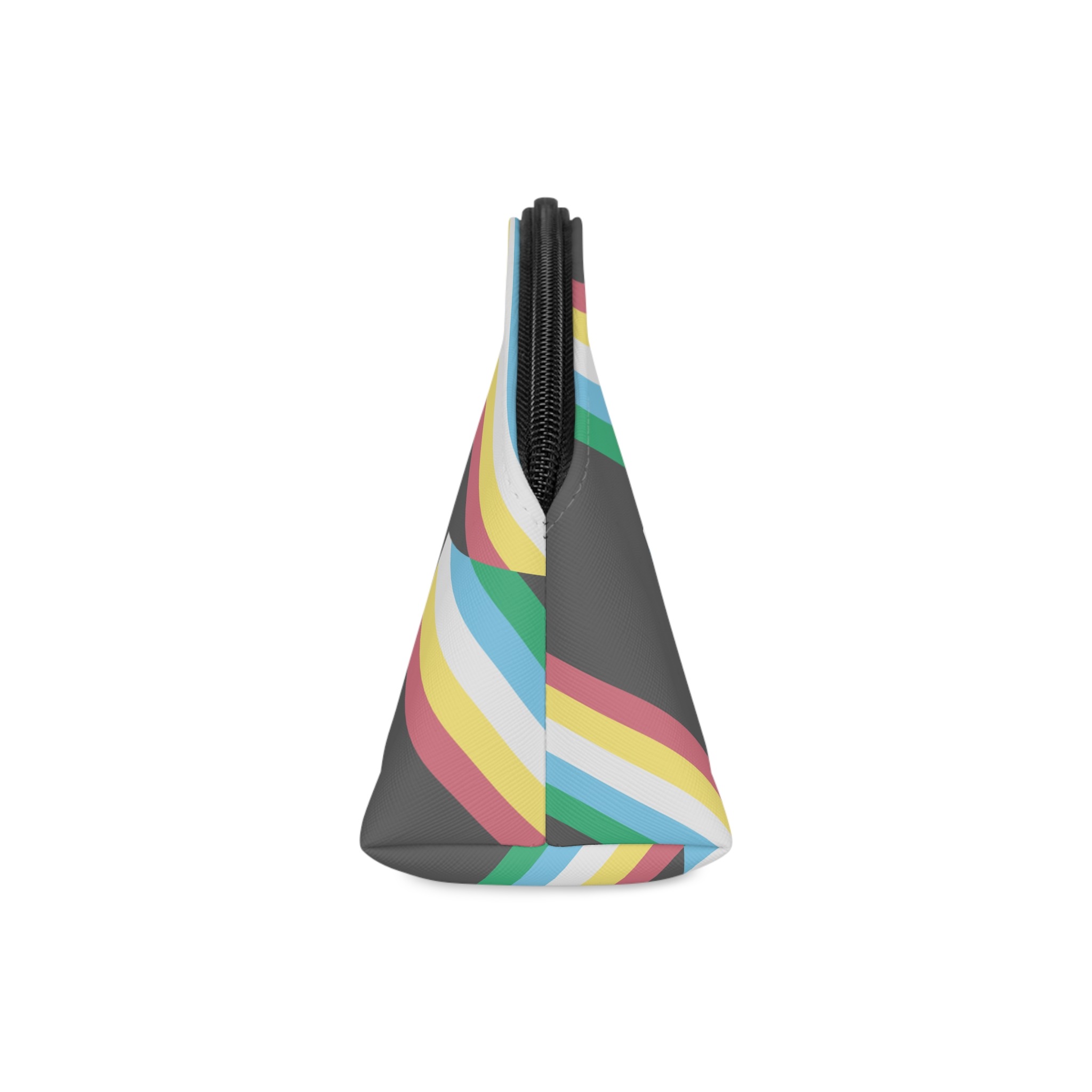 Visually Safe Disability Pride Flag Makeup Bag - Image 4