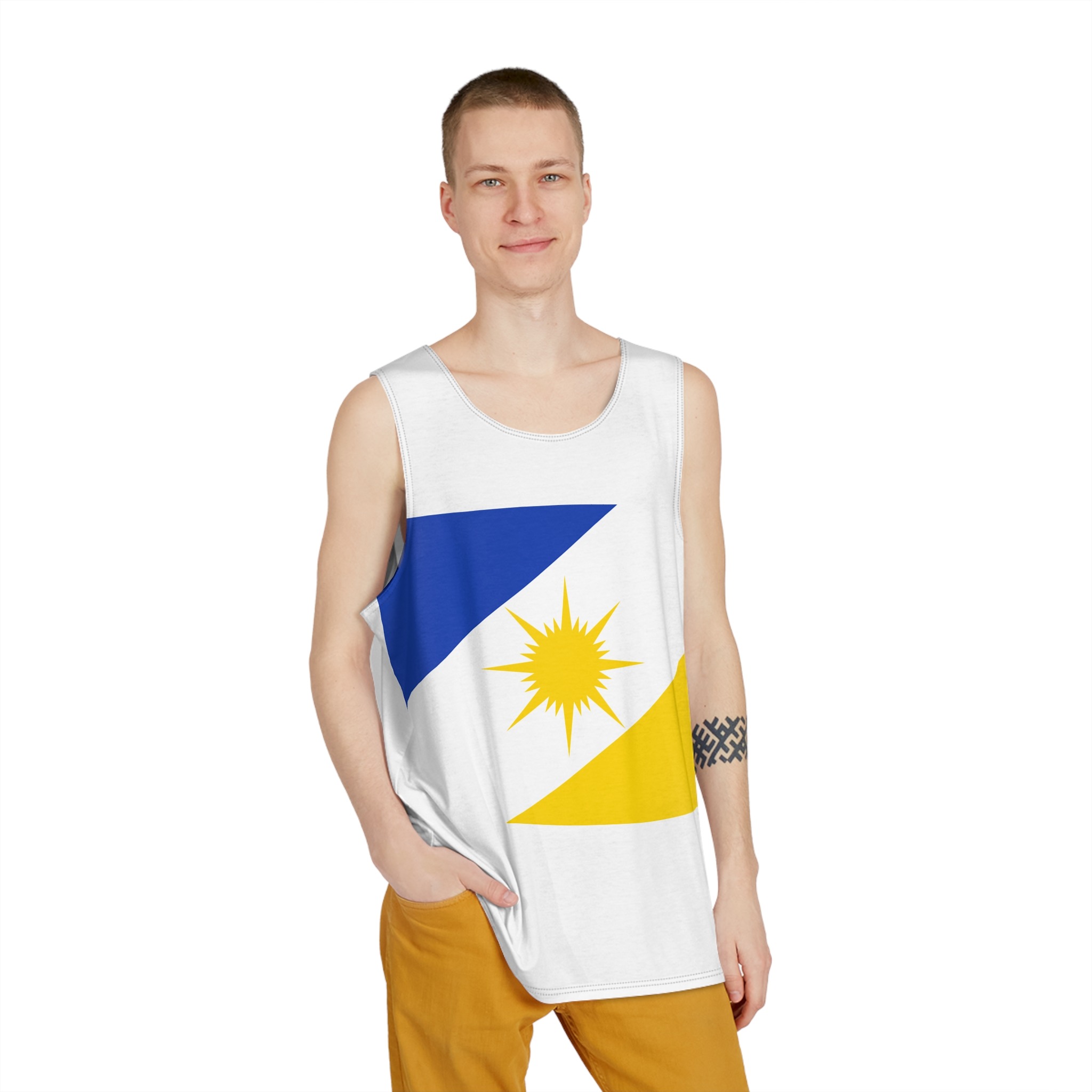 Bandeira Do Tocantins Mens Tank Aop - Image 3