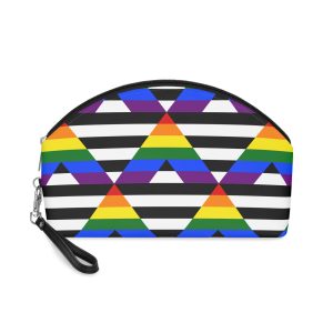 Straight Ally Flag Makeup Bag