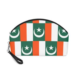 Flag Urduspeaking Biharis Green Red White Banner Representing Cultural Identity Communi Makeup Bag