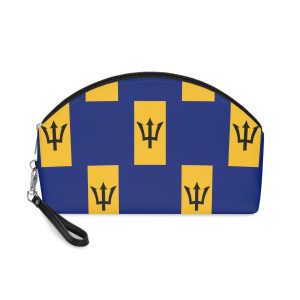 Flag of Barbados Makeup Bag