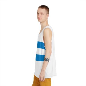 El Salvador Flag Mens Tank Aop