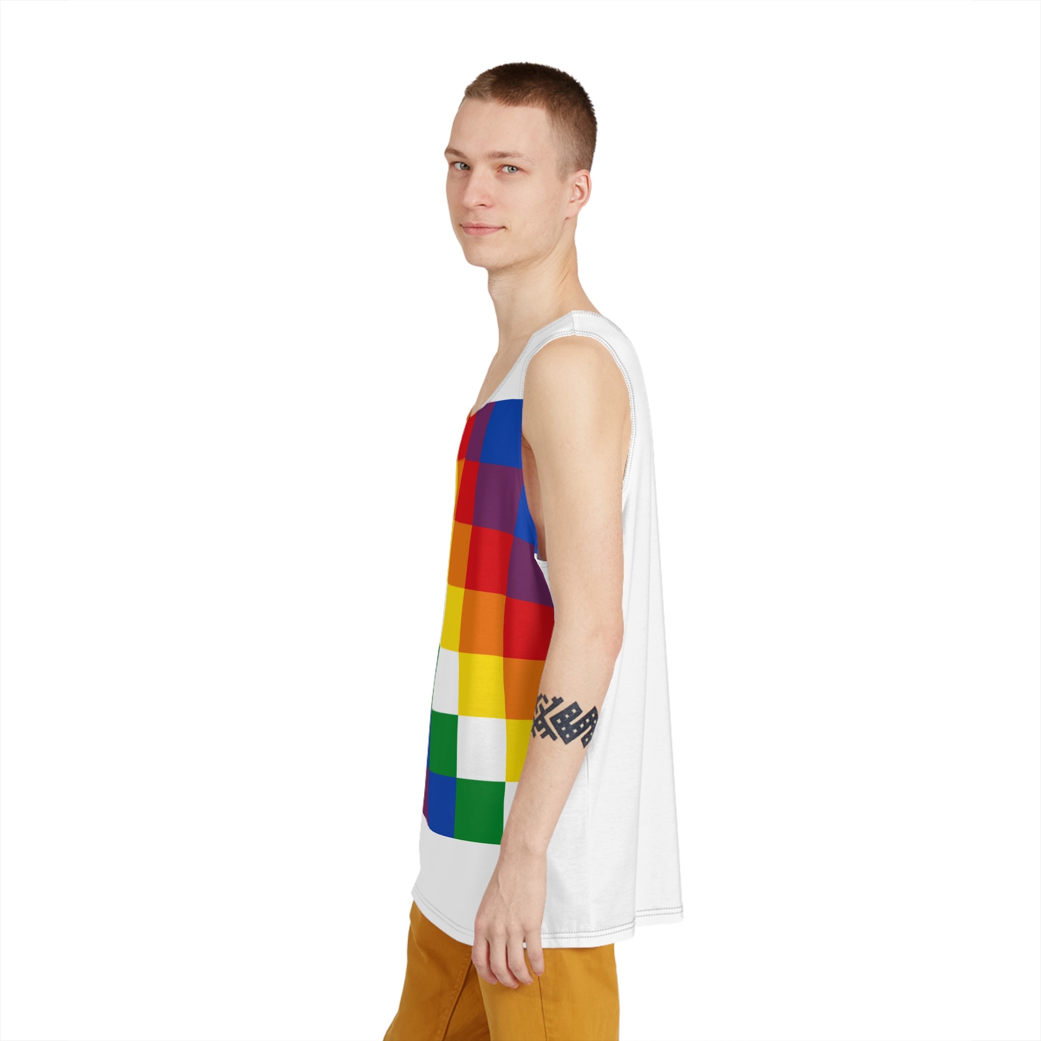 Banner of the Qulla Suyu (1979) Mens Tank Aop