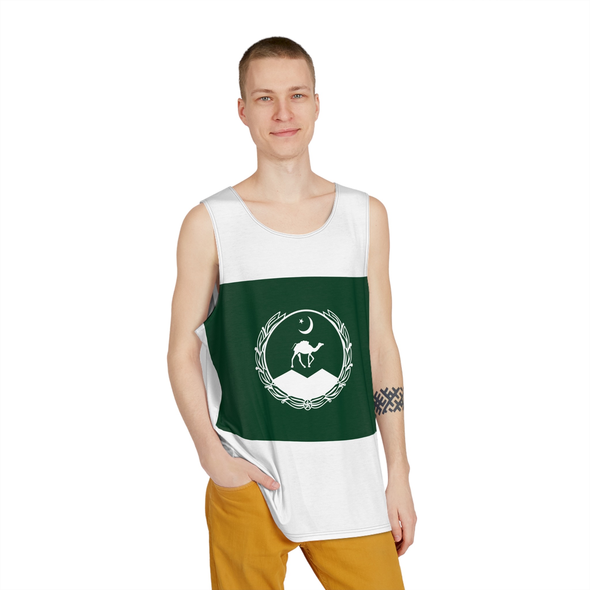 Flag of Balochistan Mens Tank Aop - Image 3