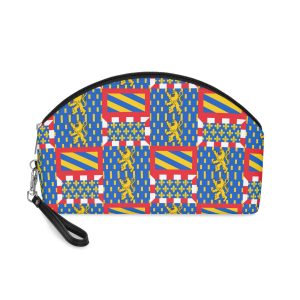 Flag of the Region Bourgogne Franche Comté Makeup Bag