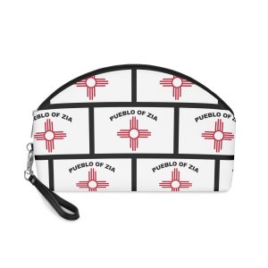 Flag of Zia Pueblo Makeup Bag