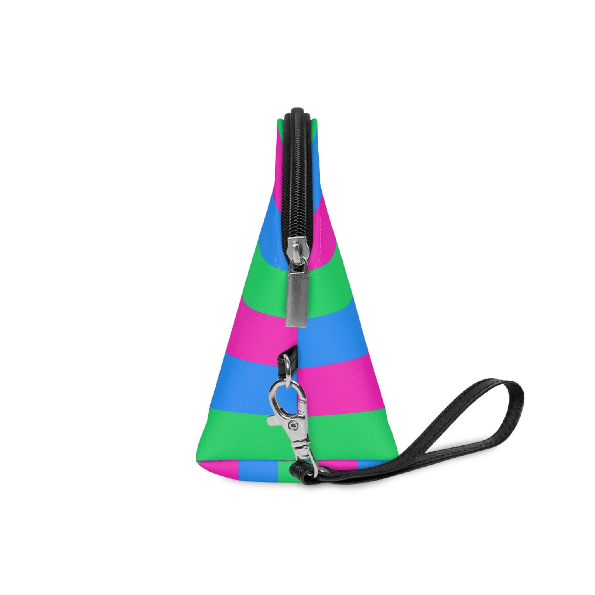 Polysexuality Pride Flag Makeup Bag - Image 3
