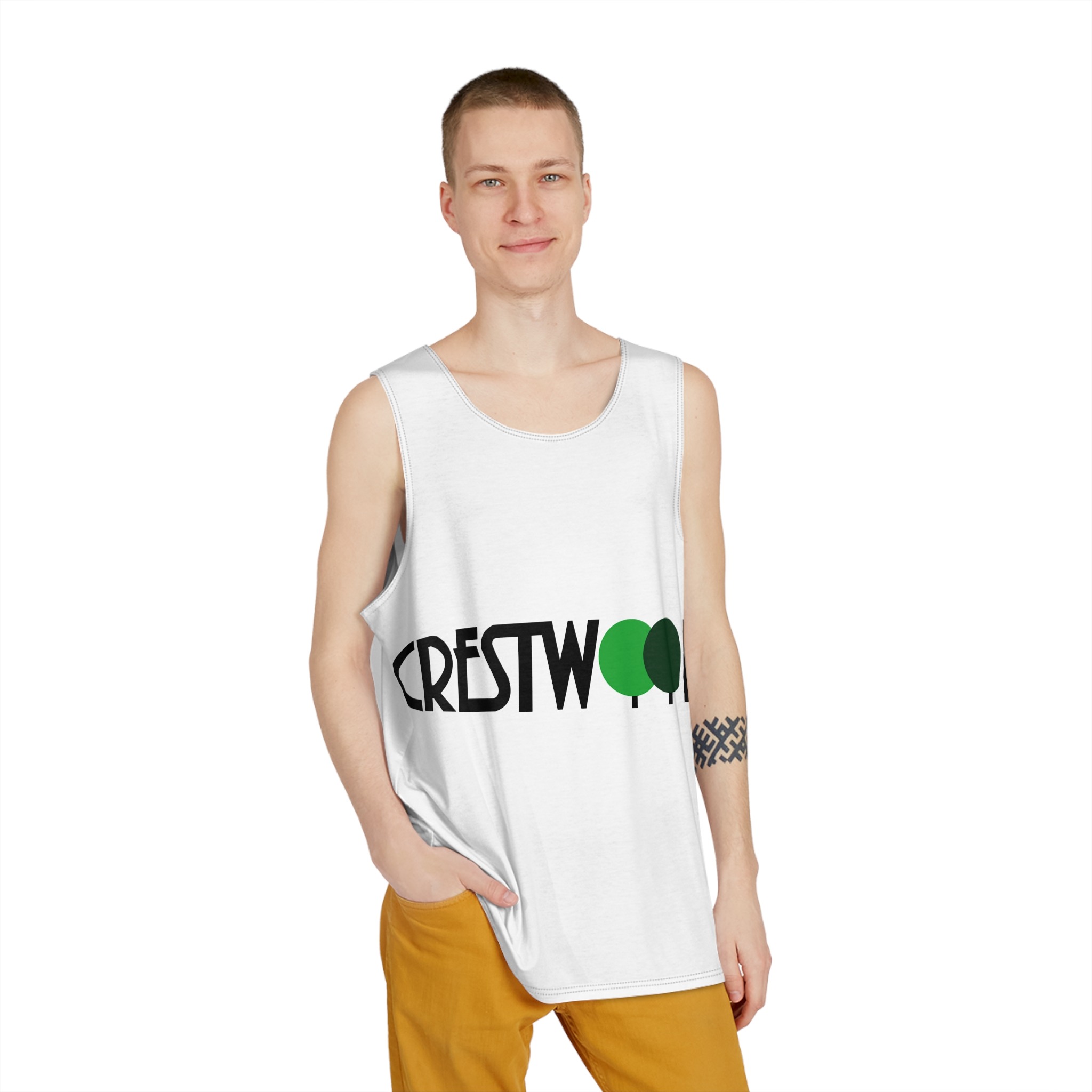 Flag of Crestwood, Missouri Mens Tank Aop - Image 3