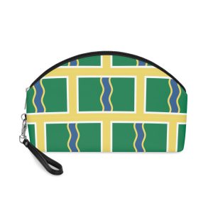 Flag of Andorra La Vella Makeup Bag