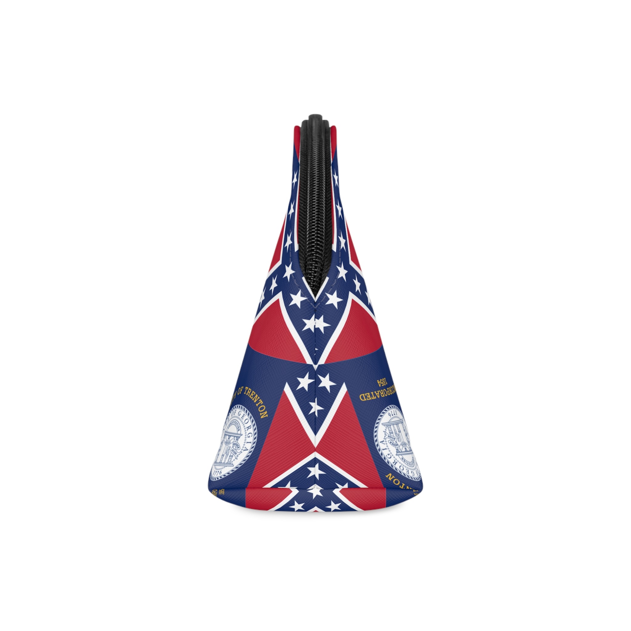Flag of Trenton, Georgia Makeup Bag - Image 4
