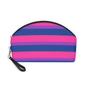Bisexual Flag Makeup Bag