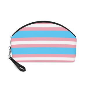 Transgender Pride Flag Makeup Bag