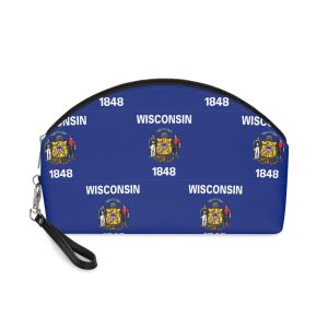Flag of Wisconsin Makeup Bag