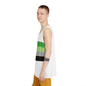Aromantic Flag Mens Tank Aop
