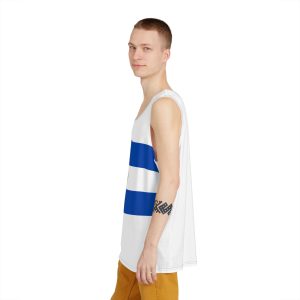 Flag of El Salvador Mens Tank Aop