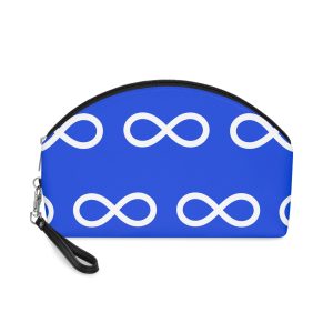 Metis Blue Flag Makeup Bag