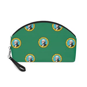 Flag of Washington Makeup Bag