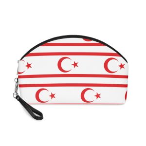 Flag of the Turkish Republic of Northern Cyprus Makeup Bag
