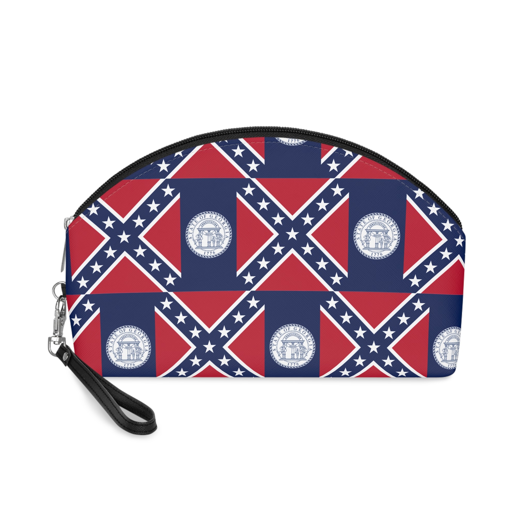 Flag of the State of Georgia (1956–2001) Makeup Bag