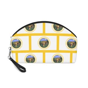 Flag of Utica New York Makeup Bag