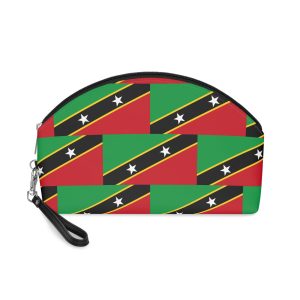 Saint Kitts Flag Makeup Bag