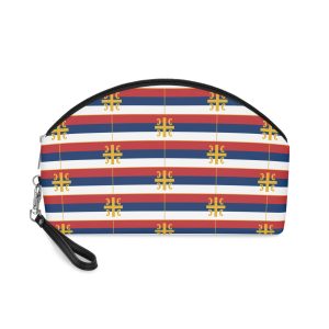 Flag of the Serbian Orthodox Church Makeup Bag