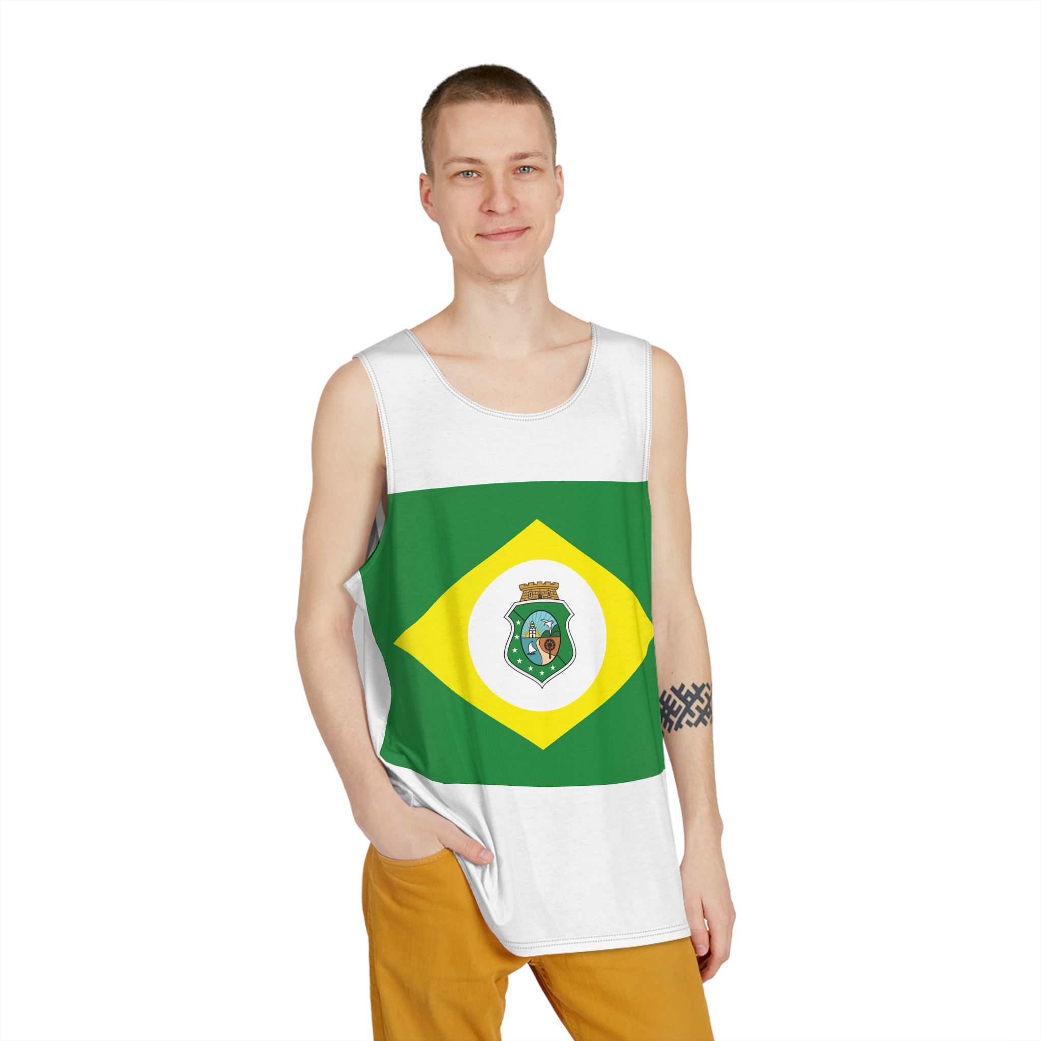 Bandeira Do Ceará Mens Tank Aop - Image 3