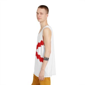 Flag of Cross of Burgundy Mens Tank Aop
