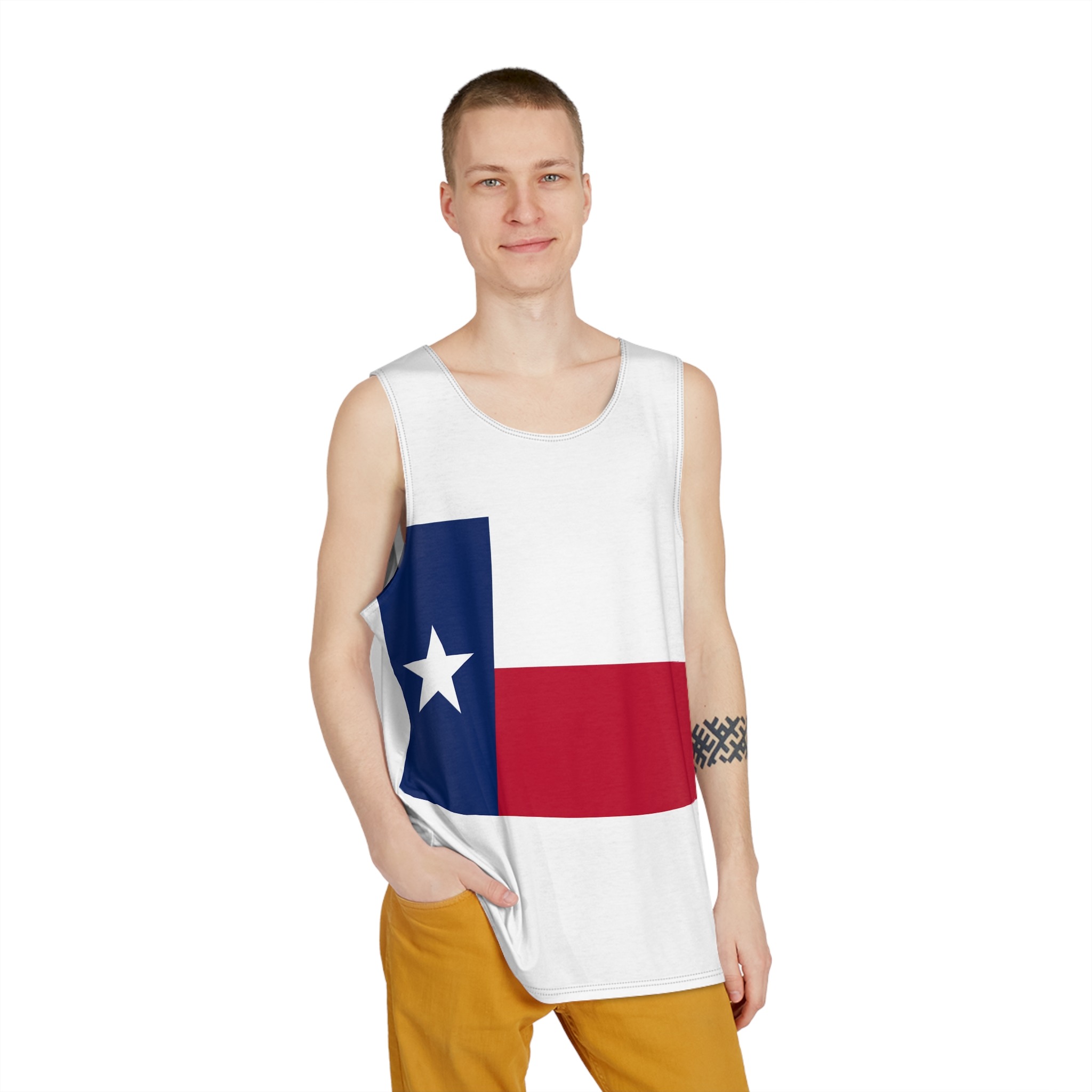 Chile Flag Mens Tank Aop - Image 3