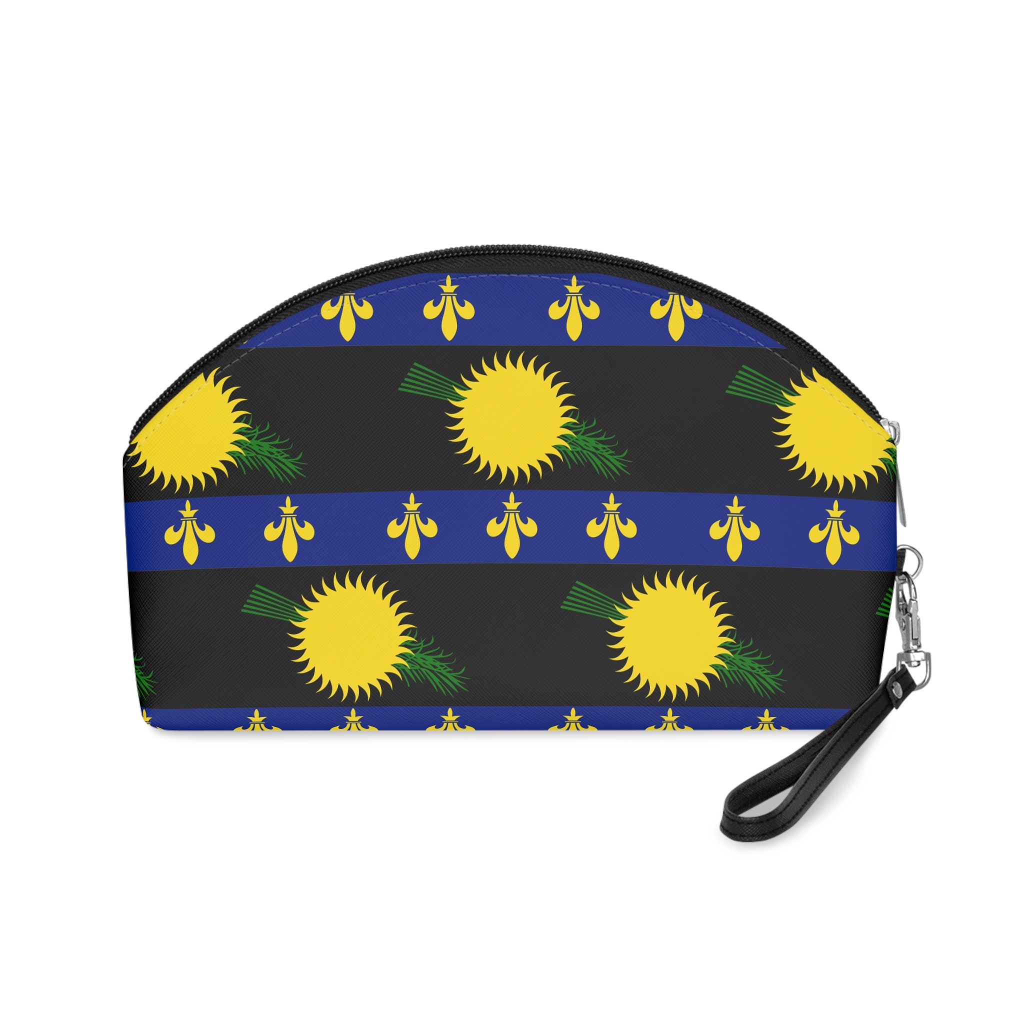 Unofficial Flag of Guadeloupe (local) Makeup Bag - Image 2