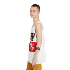 Flag of Central Bohemian Region Mens Tank Aop