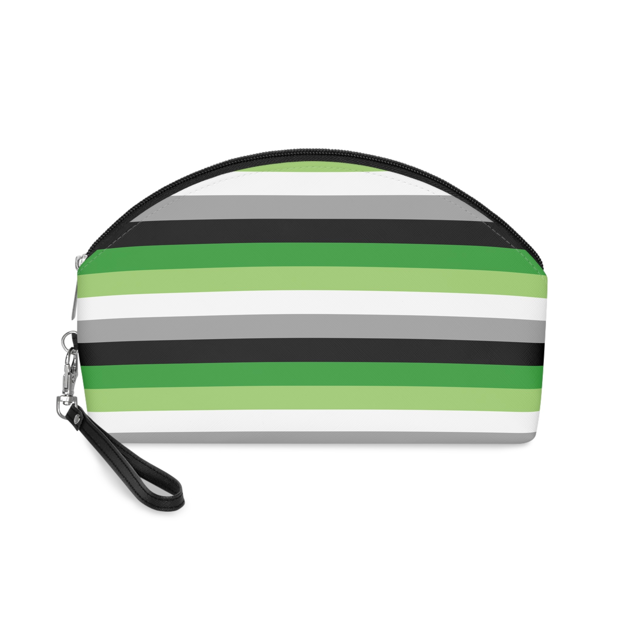 Aromantic Pride Flag Makeup Bag