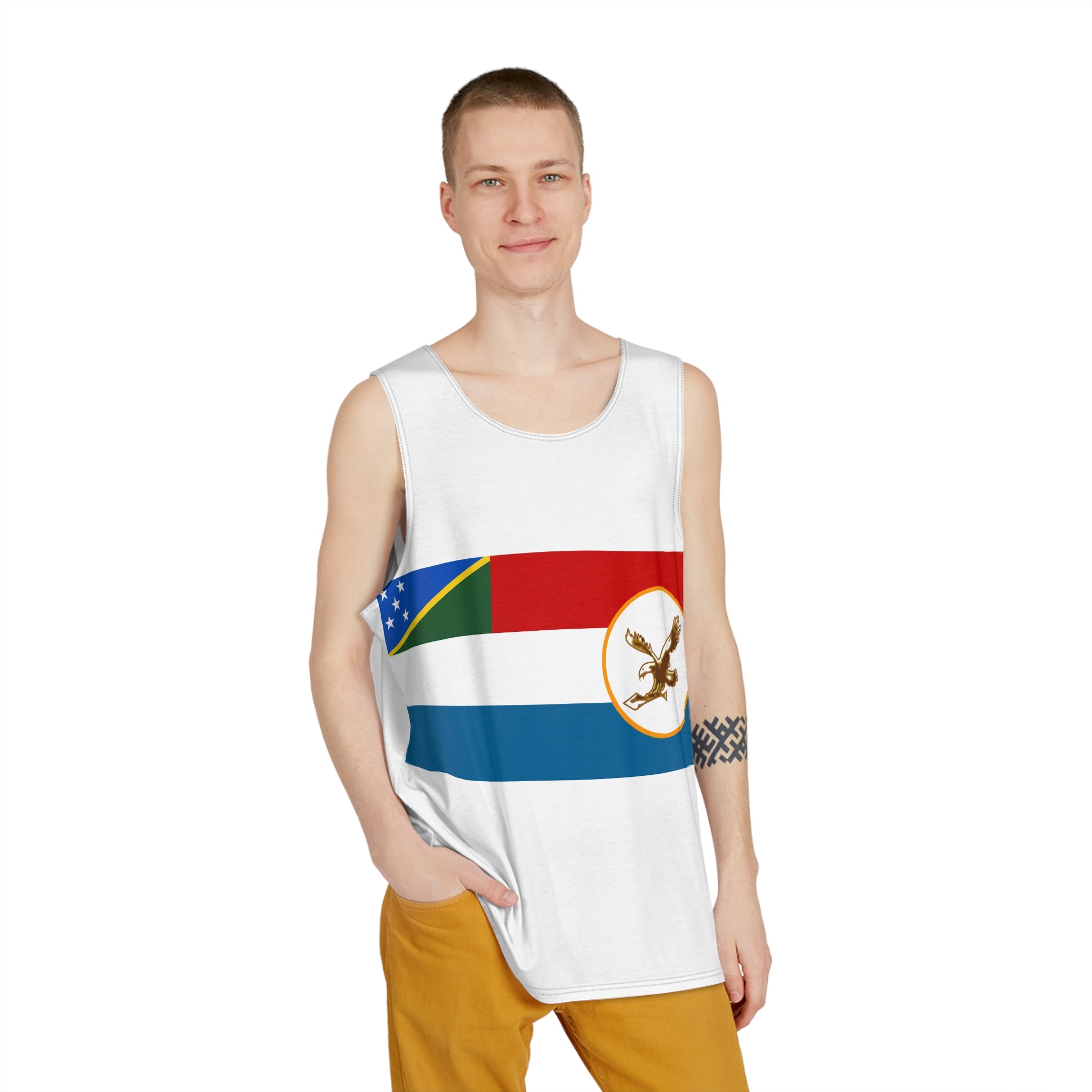 Px Flag of Malaiita Mens Tank Aop - Image 3
