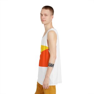 Bhutan Flag Mens Tank Aop