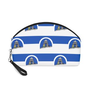 Flag Franconunavois Blue White Banner Nunavuts Francophone Community Symbol Northern Frenchcanadian Makeup Bag