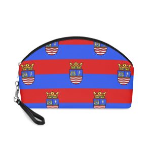 Flag Gyor Moson Sopron Megye Makeup Bag