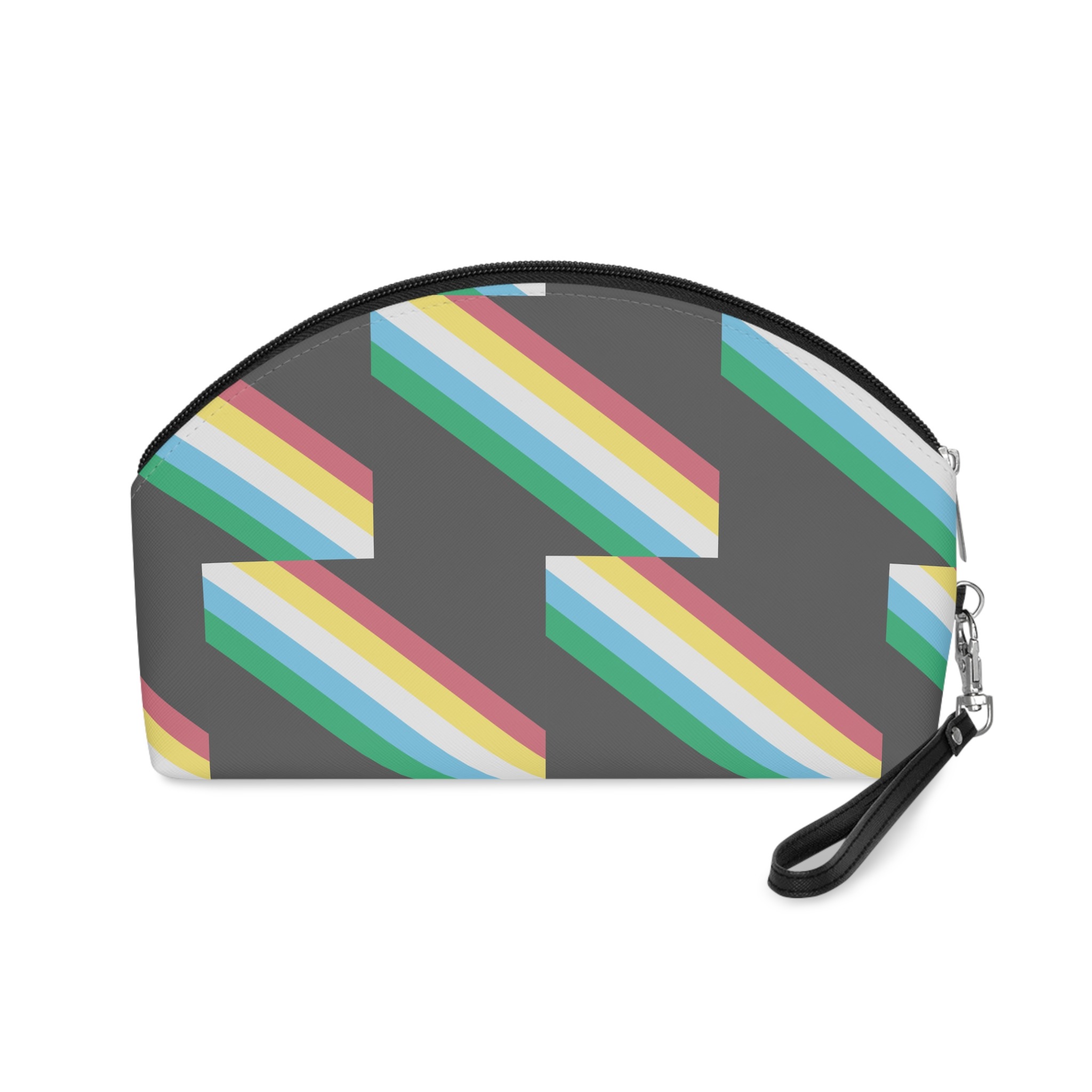 Visually Safe Disability Pride Flag Makeup Bag - Image 2