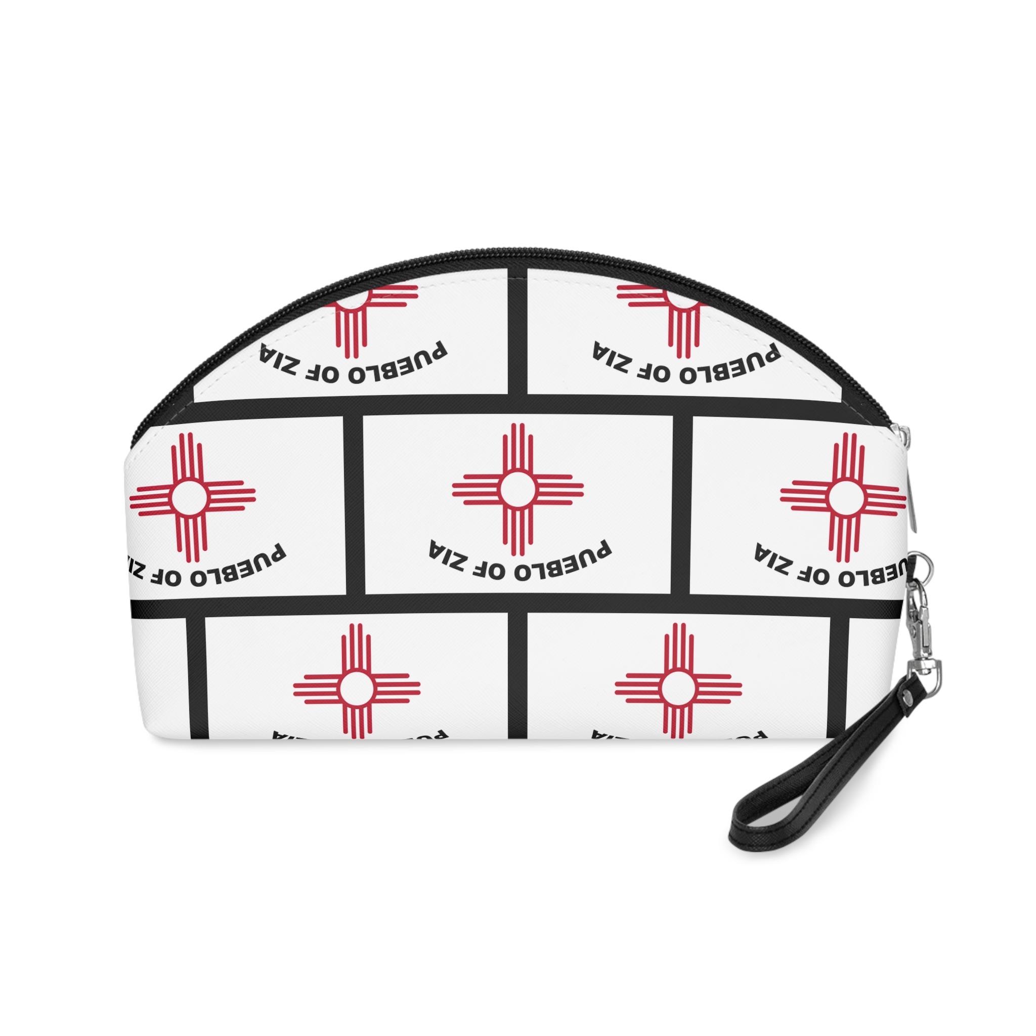 Flag of Zia Pueblo Makeup Bag - Image 2