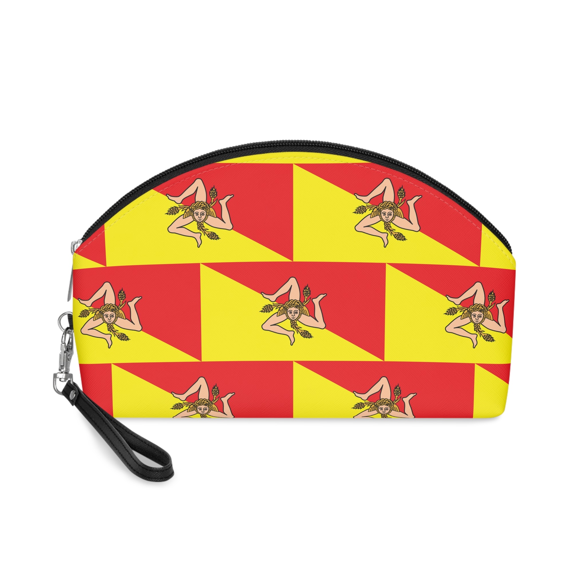 Sicily Flag Makeup Bag
