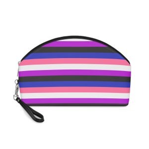 Genderfluidity Pride Flag Makeup Bag