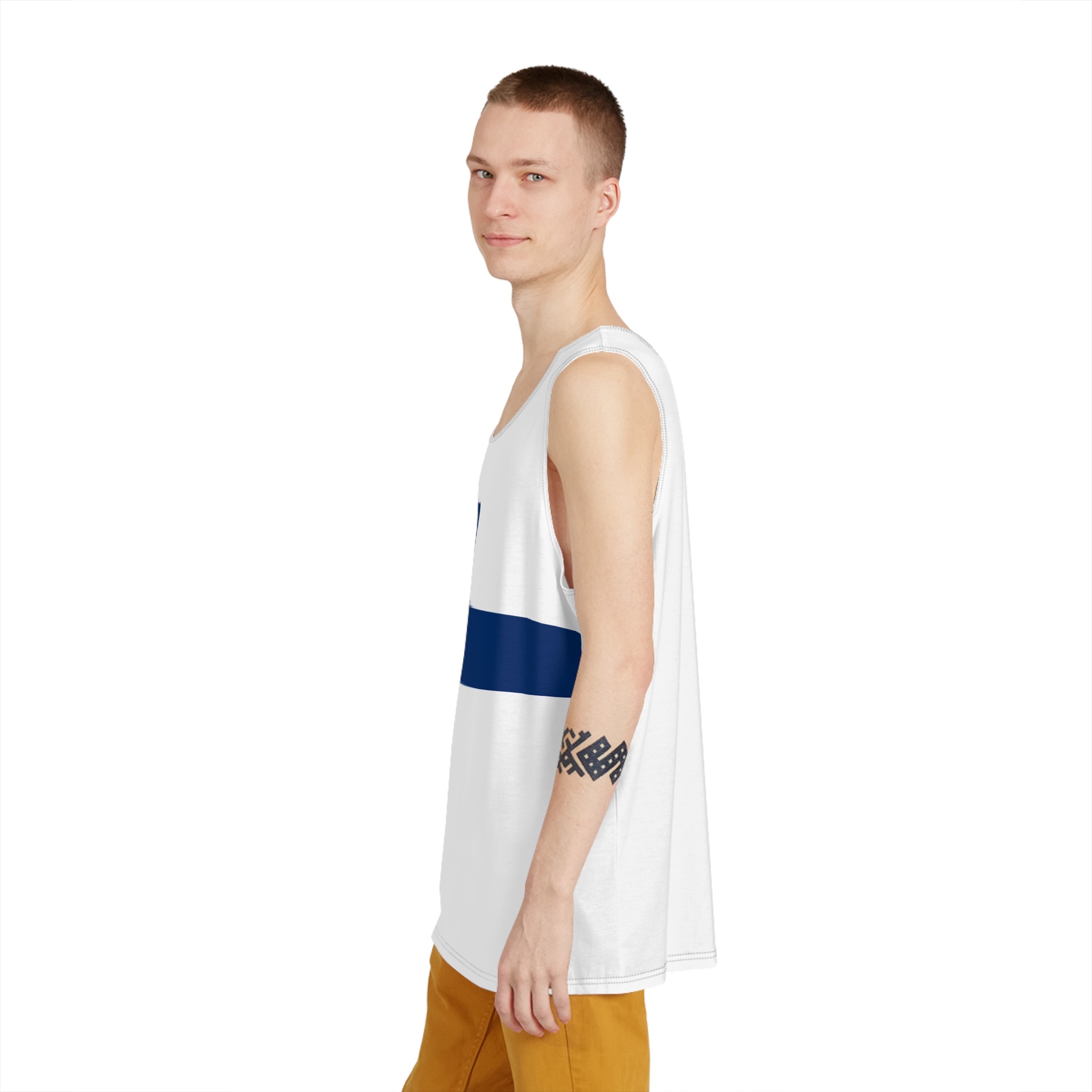 Flag of Finland (state) Mens Tank Aop