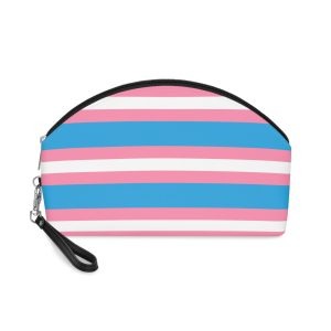 Trans Flag Makeup Bag