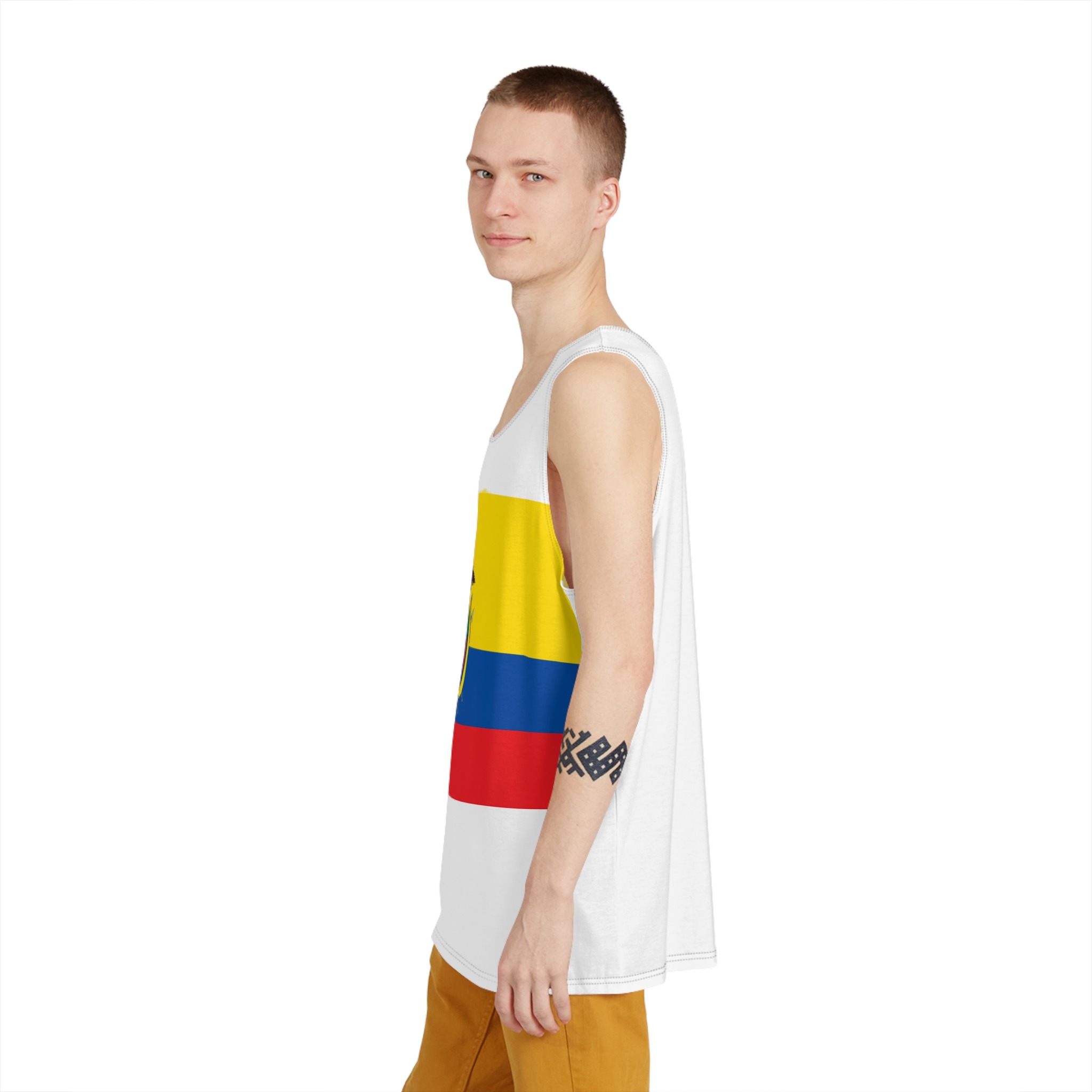 Flag of Ecuador Mens Tank Aop
