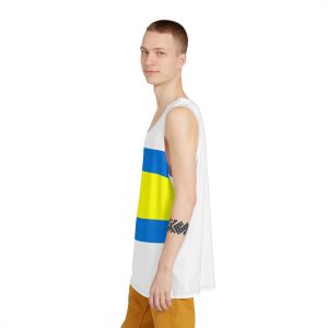 Flag of Henichesk Raion Mens Tank Aop